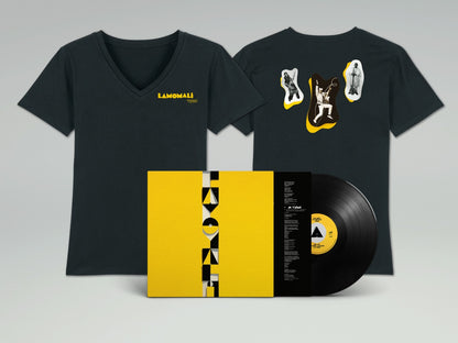 Pack LP + T-Shirt (femme ou homme) / Album Lamomali Totem / Lamomali