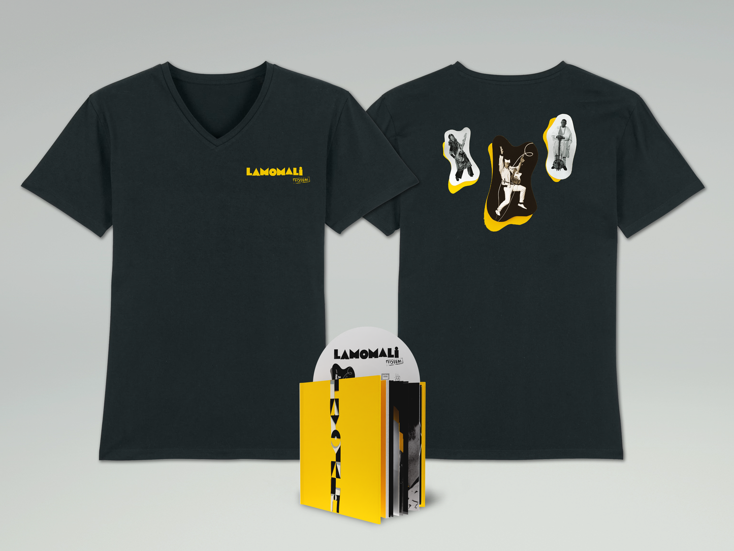 Pack CD + T-Shirt (femme ou homme) / Album Lamomali Totem / Lamomali