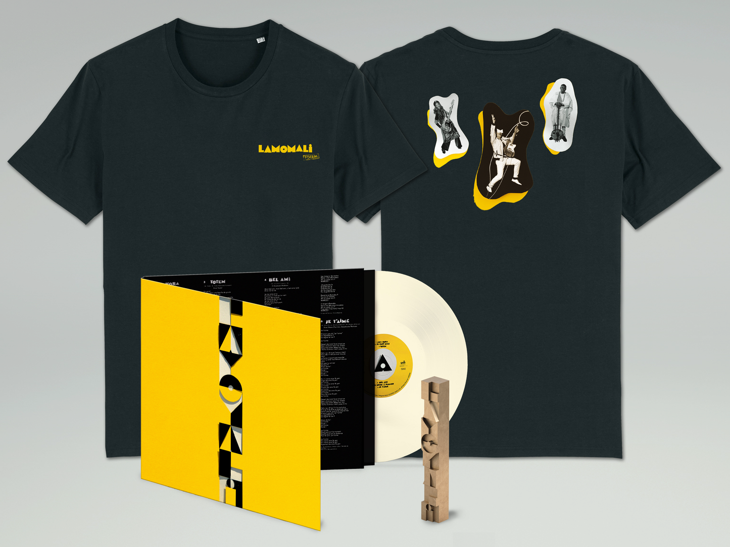 Super Pack Vinyle Deluxe + T-Shirt + Totem Collector / Album Lamomali Totem / Lamomali